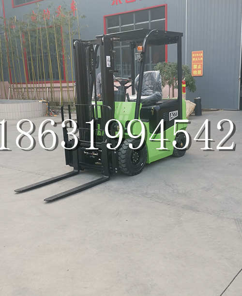 林州市电动叉车自登高叉车 卸货用叉车半电动叉车新款电瓶装卸叉车全电动电动叉车